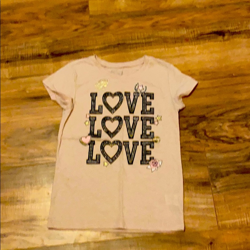 A cute pink Love shirt
